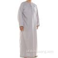 Jubah Muslim Solid Solid Long Plus Ukuran Set Doa